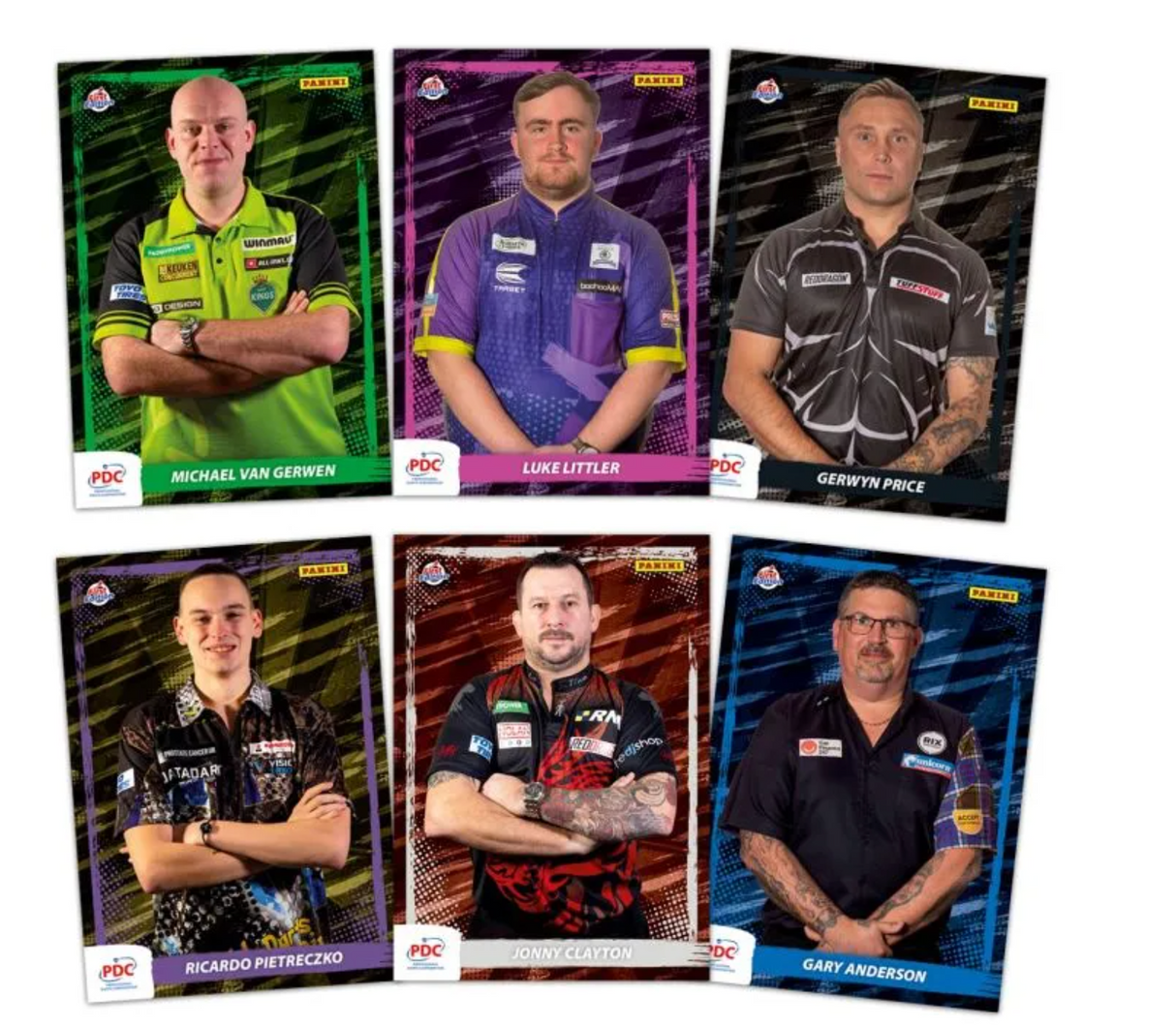 Panini PDC Darts WM 2025 Trading Cards 12er Pack