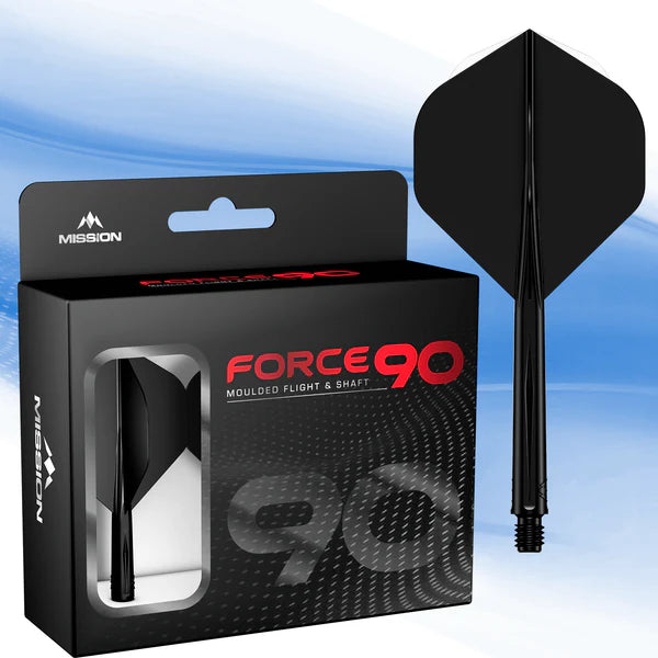 Mission Force 90 Flight & Shaft System - Black - Standard No6