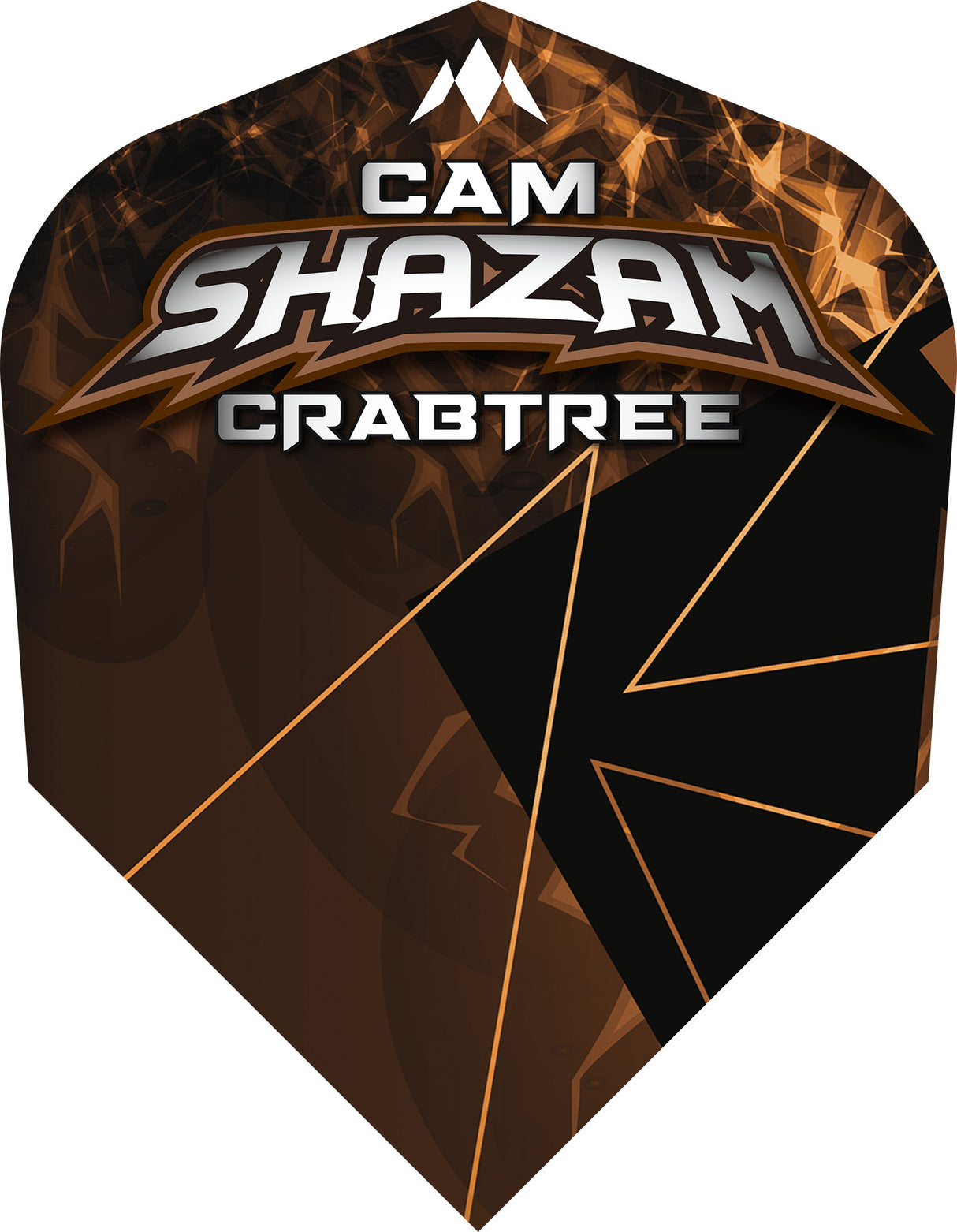 Mission Solo Dart Flights 100 Micron - No6 Shape - Cam Crabtree Bronze