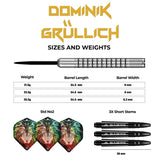 Mission Dominik Grüllich Steel Tip - 95% Tungsten