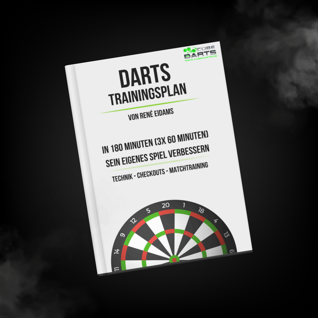 Darts Trainingsplan – In 180 Minuten messbar besser spielen | Von René Eidams I Cubedarts