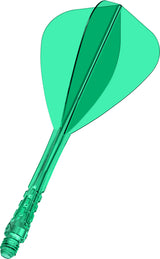 Mission Force 90 Vortex Flight & Shaft System Kite Clear Green