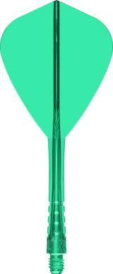 Mission Force 90 Vortex Flight & Shaft System Kite Clear Green