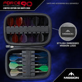 Mission Force 90 Dart Case - Limited Edition - Large - Denim Grau