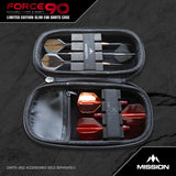 Mission Force 90 Dart Case - Limited Edition - Slim - Denim Grau