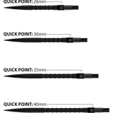 Harrows Quick Point - HM Grip - Schwarz