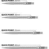 Harrows Quick Point - HM Grip - Silber