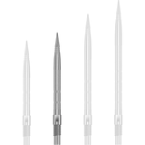 Harrows Quick Point - Micro Grip - Silber