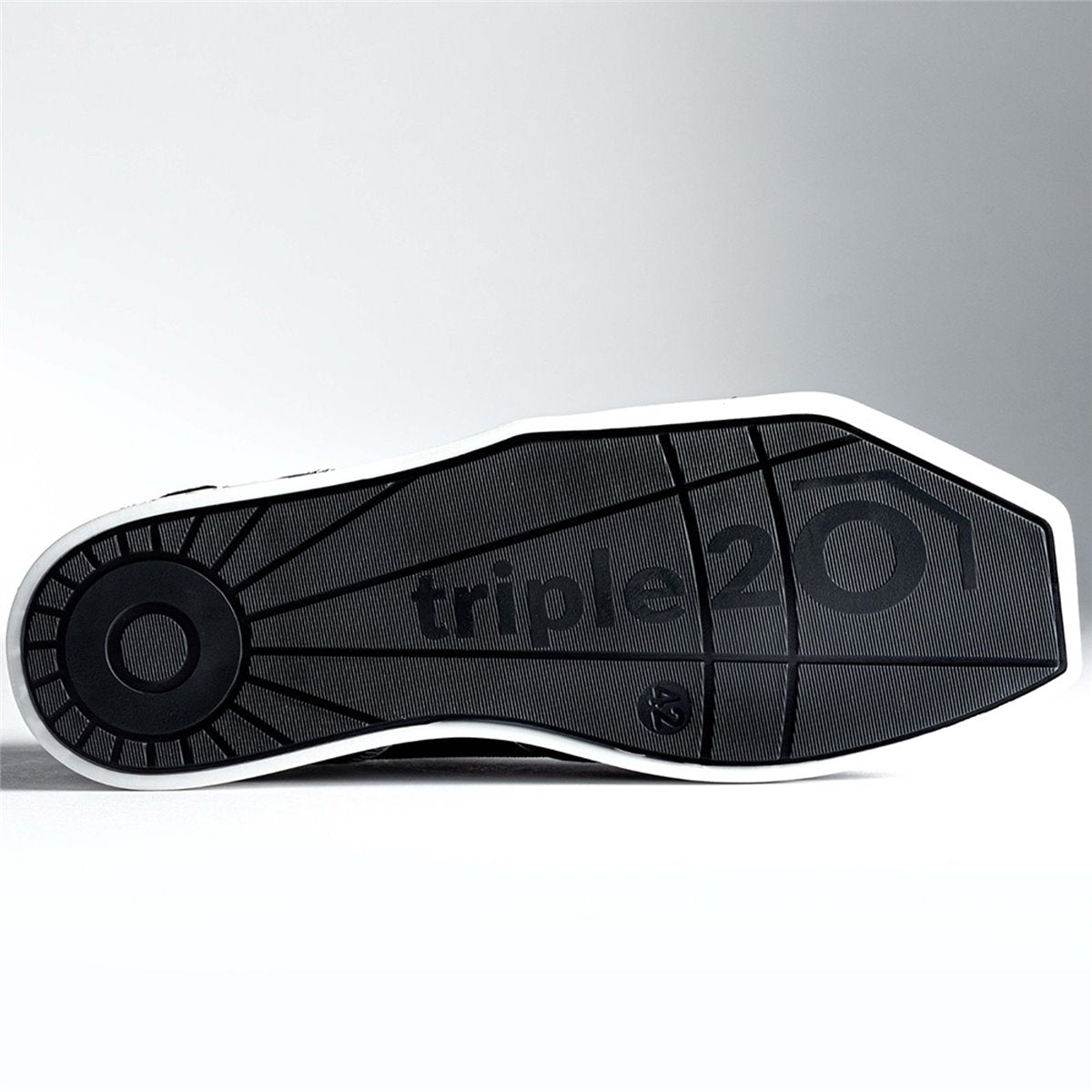 Triple20 Dartschuhe Textil Leder Schwarz Weiß