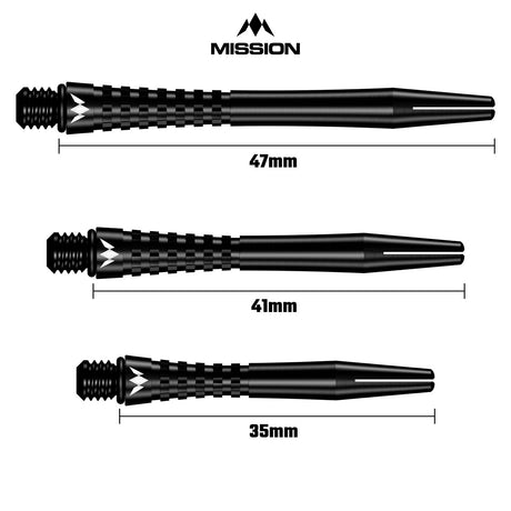 Mission Atom13 Aluminium Shafts