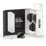 Red Dragon Nitro Flite System White Black - Dart Flights