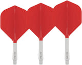 Red Dragon Nitro Flite System White Red - Dart Flights