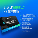 Winmau Autodarts Lens Stativ + 12 Monate Membership Bundle