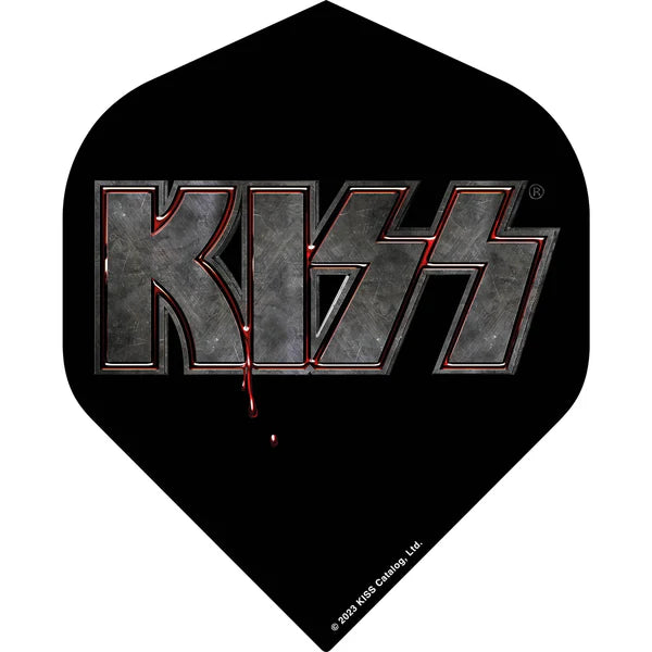 Kiss Dart Flights Blood Logo