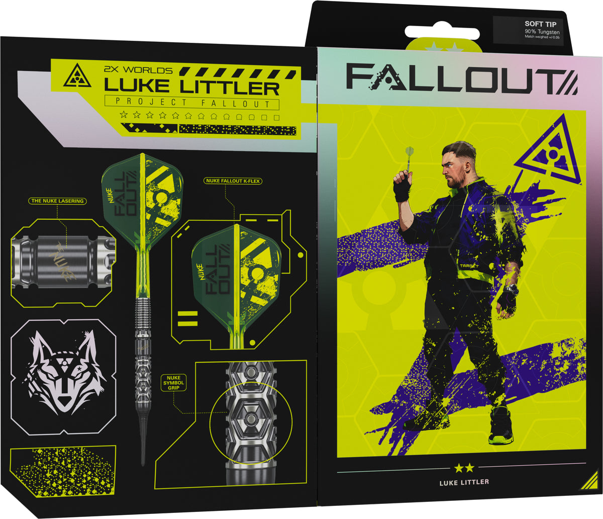 Target Luke Littler Nuke Fallout 19g 90% Softtip