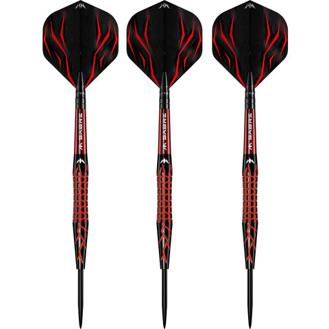 Mission Lava Darts 95%Tungsten - Black & Red Electro