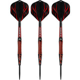 Mission Lava Darts 95%Tungsten - Black & Red Electro