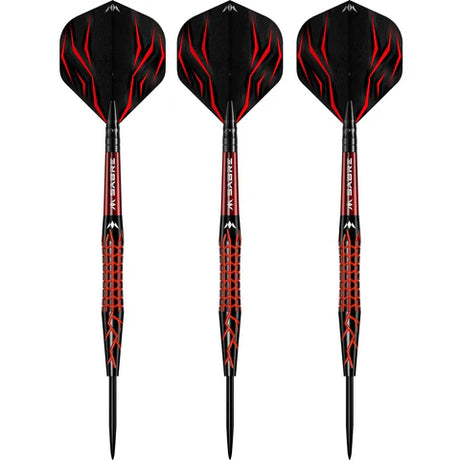 Mission Lava Darts 95%Tungsten - Black & Red Electro