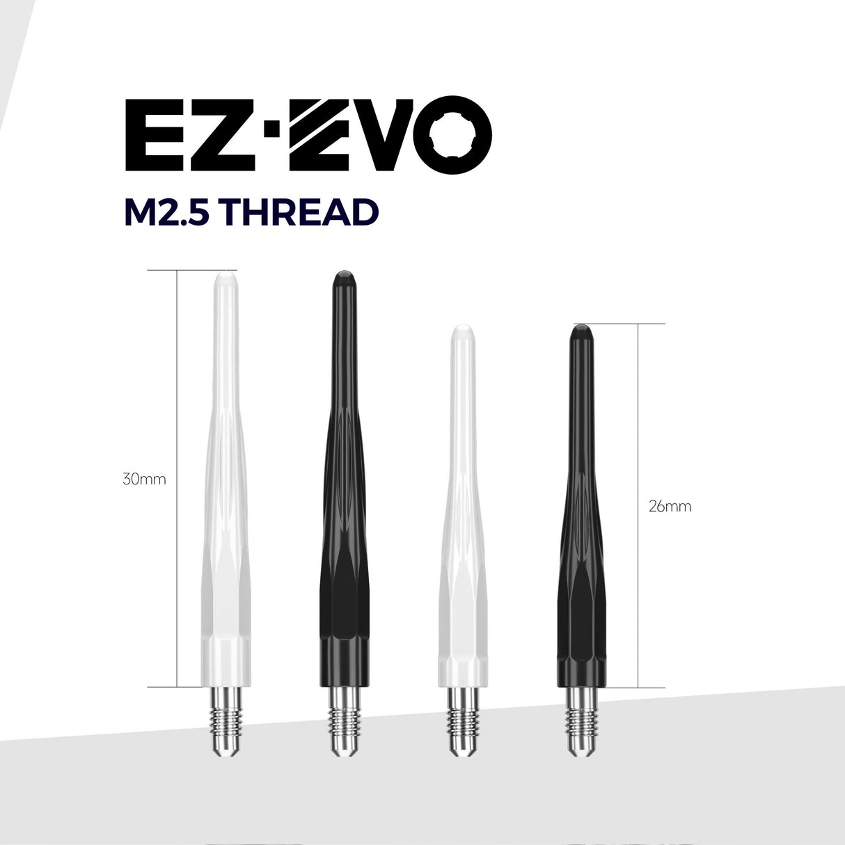 Caliburn EZ-EVO Dartspitzen - Soft Tip Points - Steel to Soft