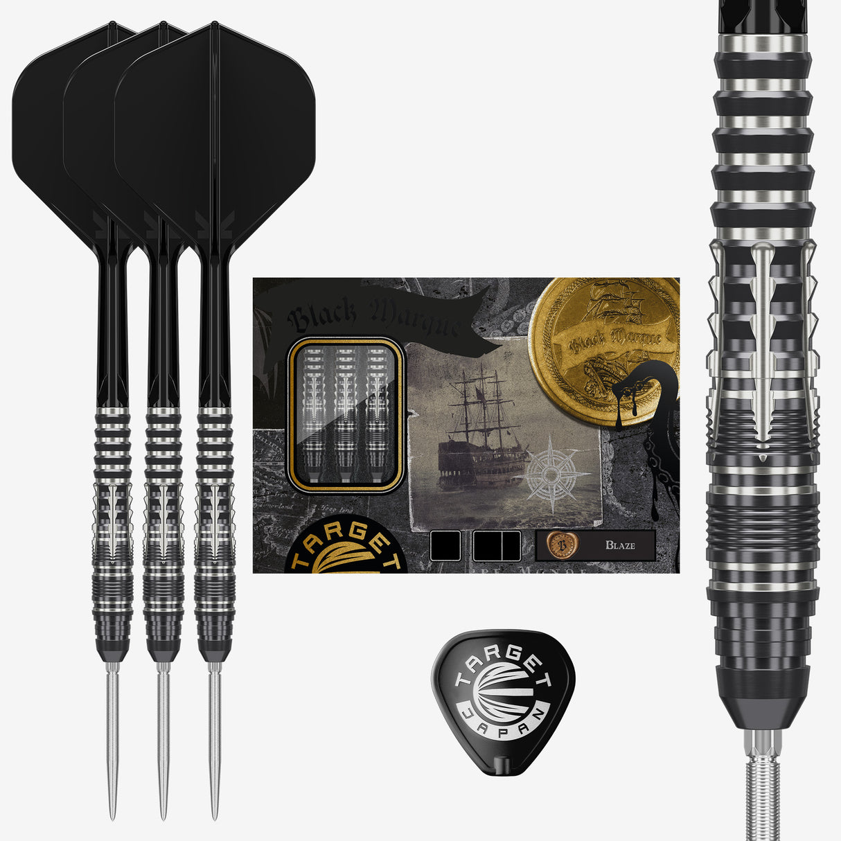Target Japan Black Marque Blaze SP Steeltip