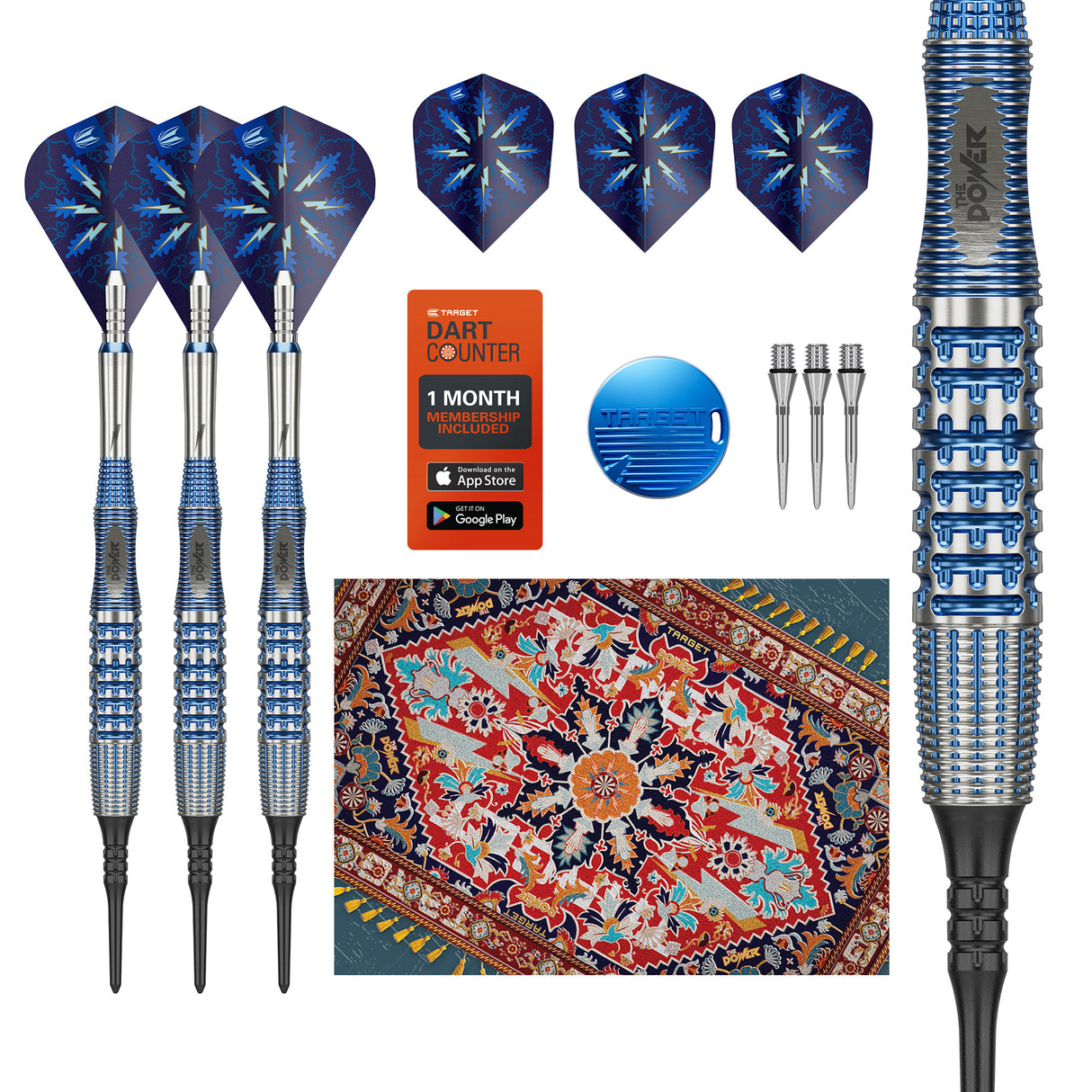 PHIL TAYLOR POWER Gx2 SP SOFT TIP DARTS