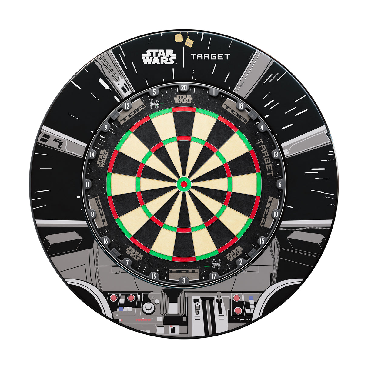 Target Star Wars Millennium Falcon TOR Dartboard Surround Bundle
