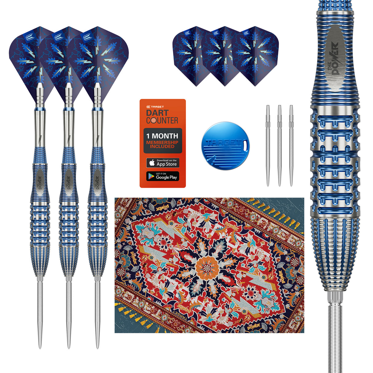 PHIL TAYLOR POWER Gx2 SP STEEL TIP DARTS