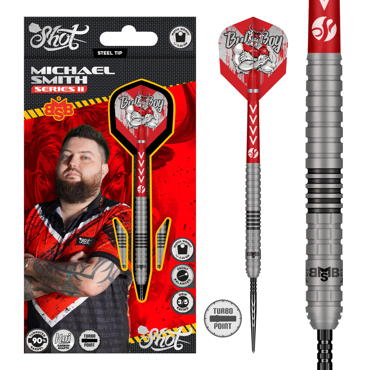 Shot Michael Smith V2 90% Steel Tip