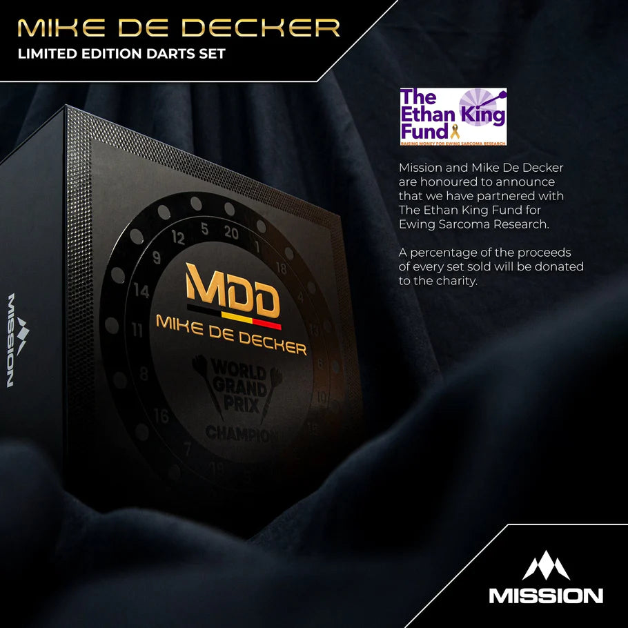 Mission Mike De Decker Limited Edition World Grand Prix 24g Steel Tip