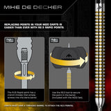 Mission Mike De Decker V2 - 90% Tungsten - R2.5 Darts - Steeltip