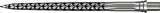 Mission Caliburn EVO Dart Points - Mission Logo - Silber