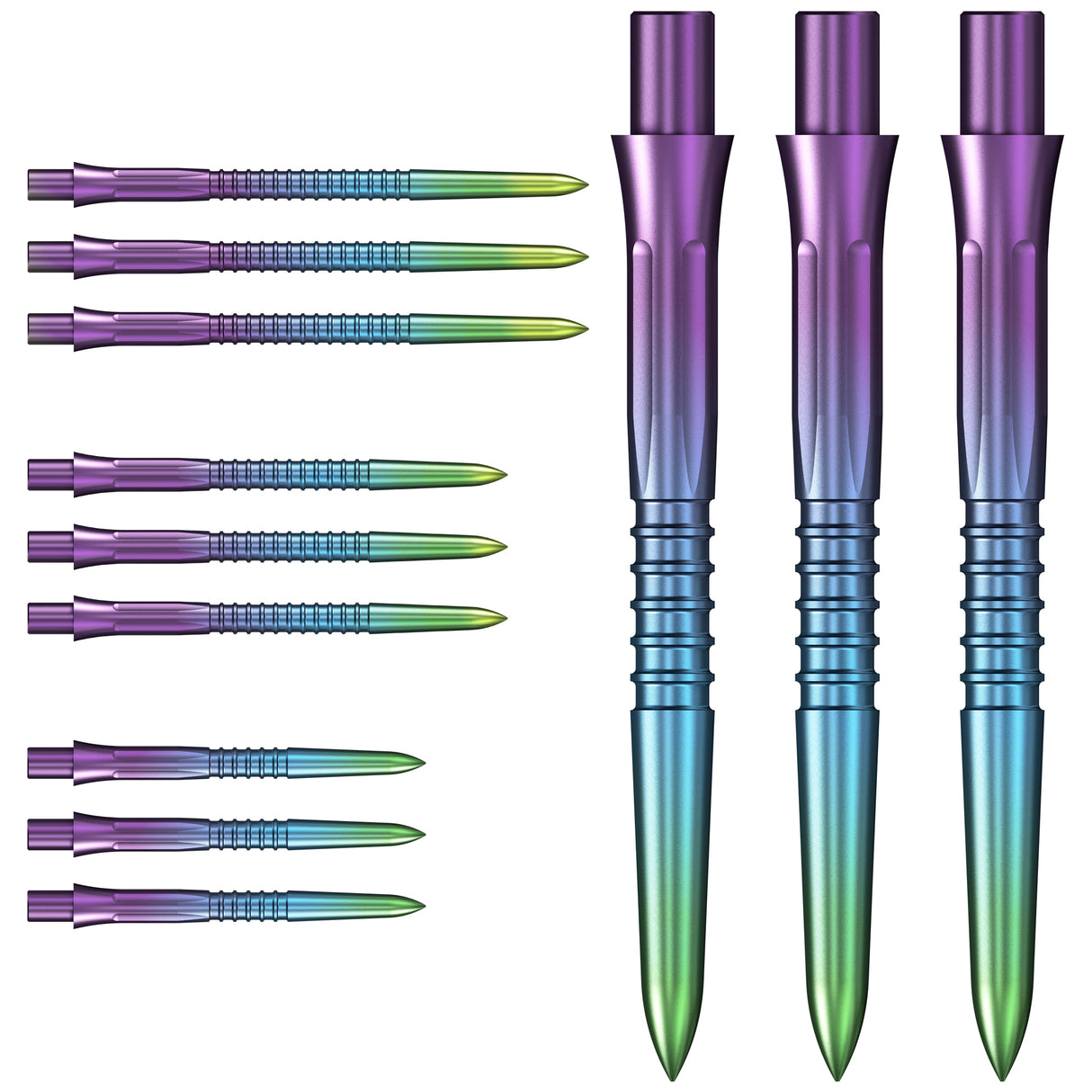 Mission Caliburn EVO Dart Points - GV1 - Rainbow