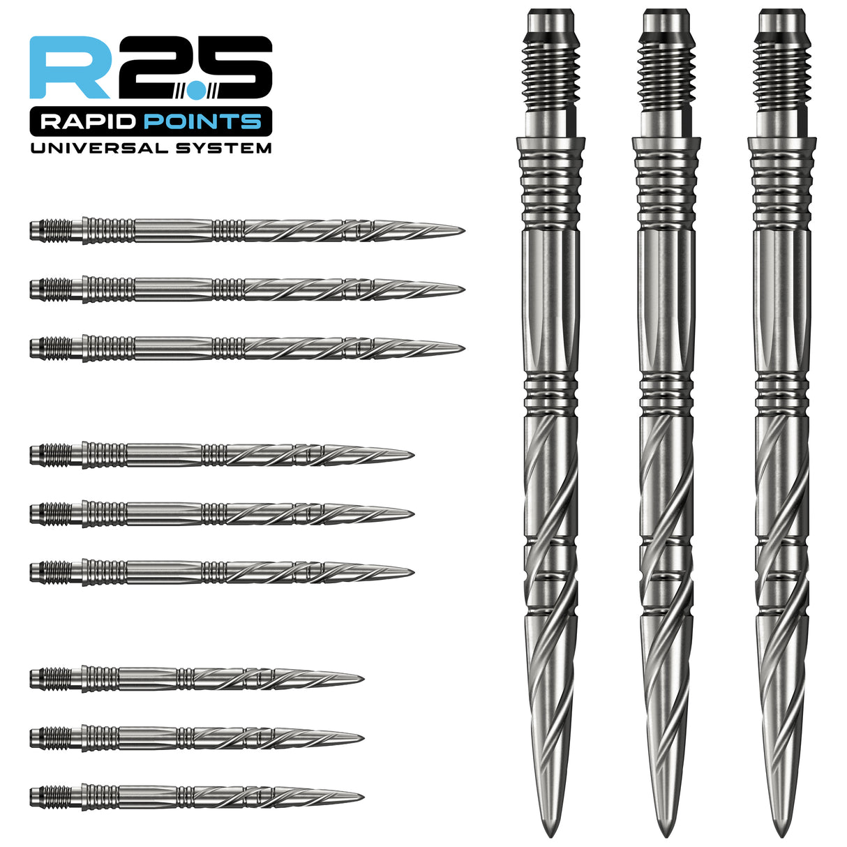 Mission Rapid 2.5 Dartpoints - SGV Schwarz