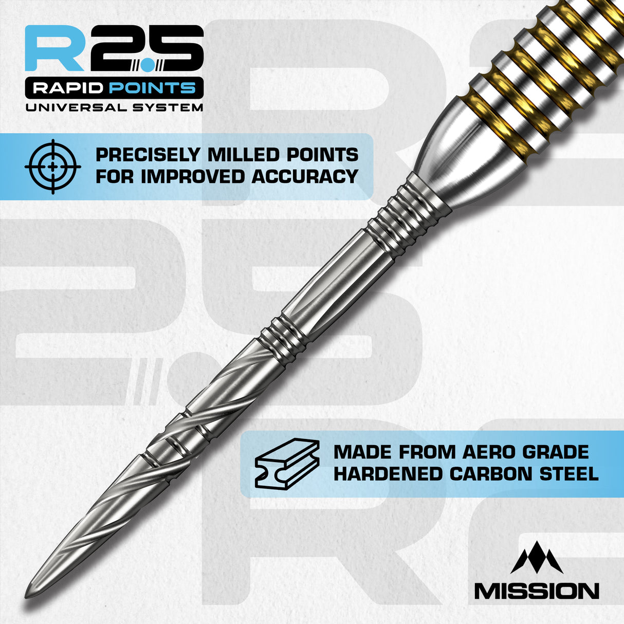 Mission Rapid 2.5 Dartpoints - SGV Schwarz