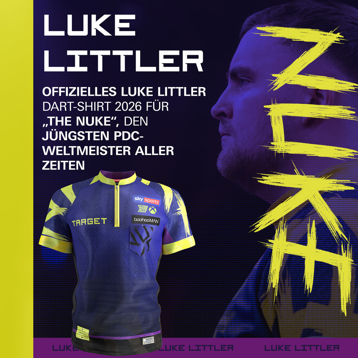Target Luke Littler Playing Shirt