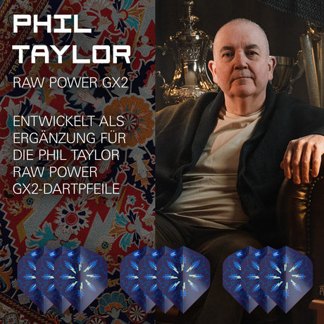 Target Pro Ultra  Flights Phil Taylor Power Gx2 | 3 sets No.2