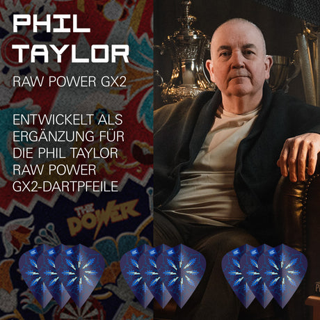 Target Pro Ultra Flights Phil Taylor Power Gx2 | 3 sets Kite