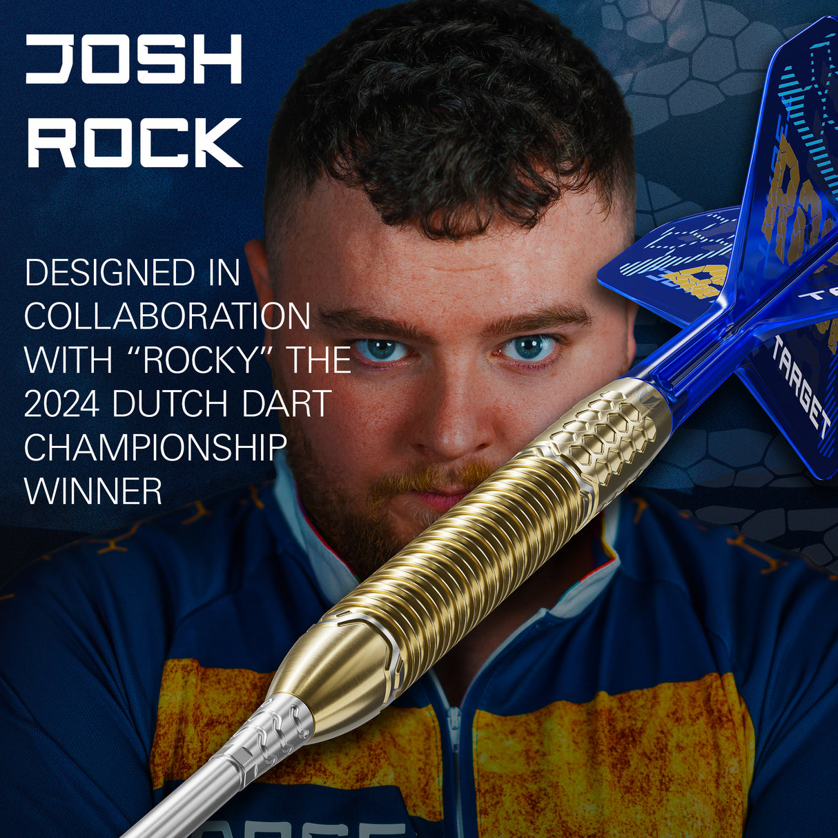 JOSH ROCK LIMITED EDITION 95% 24G STEEL TIP DARTS 2025