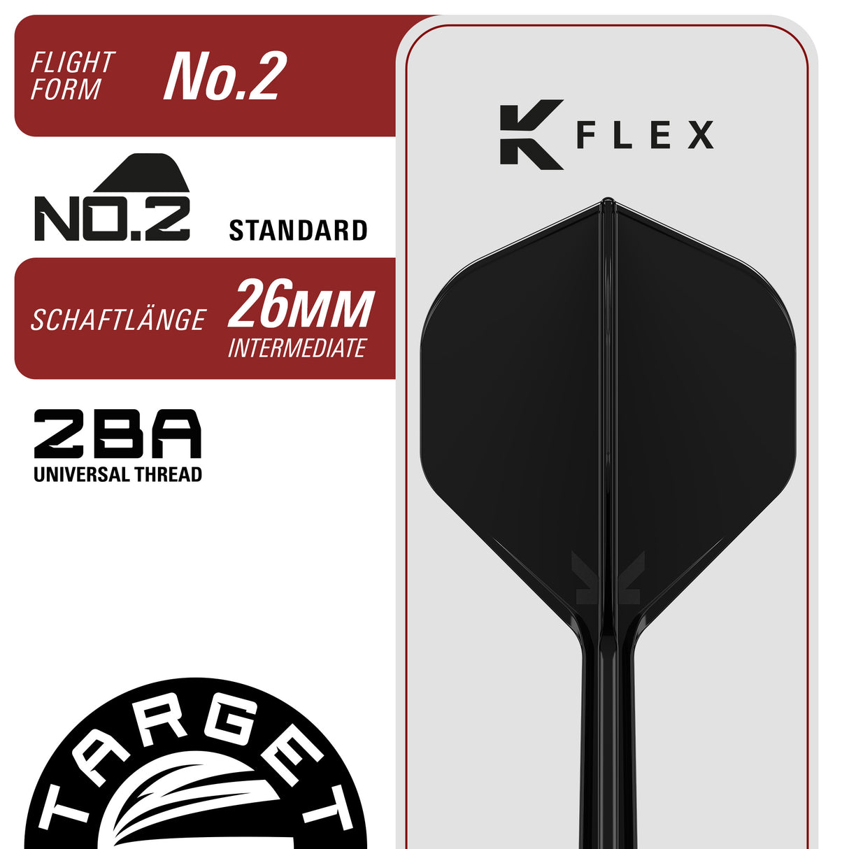 Target Japan Black Marque Enzo SP Steeltip
