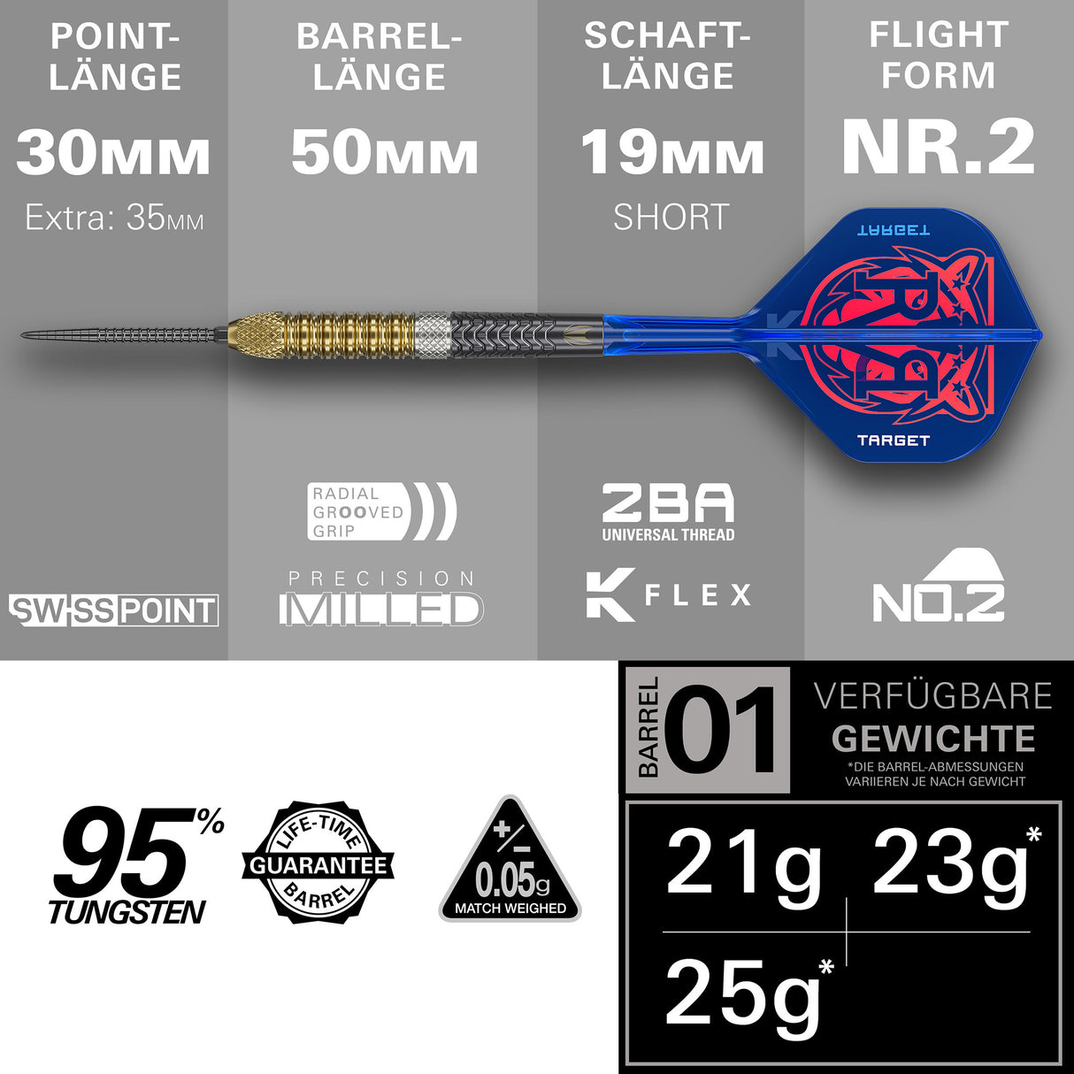 Target Raymond van Barneveld G6 95% Swiss