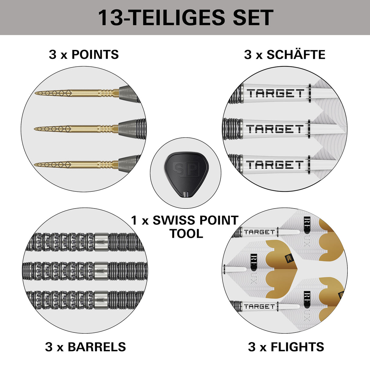 Target Redux 90% 01 Swiss Steeltip