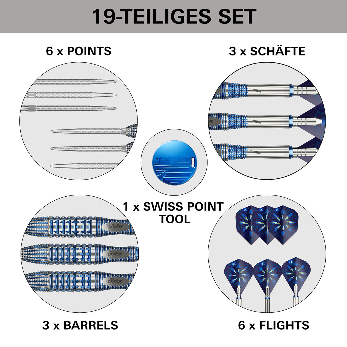 PHIL TAYLOR POWER Gx2 SP STEEL TIP DARTS