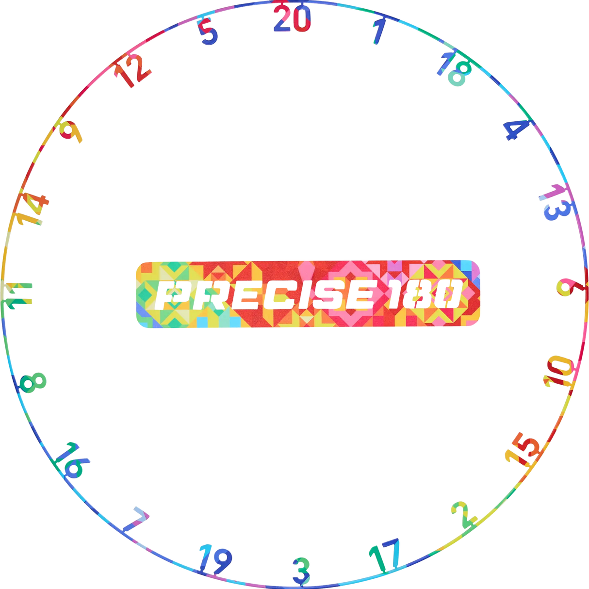 Precise180 Zahlenring Polychrome