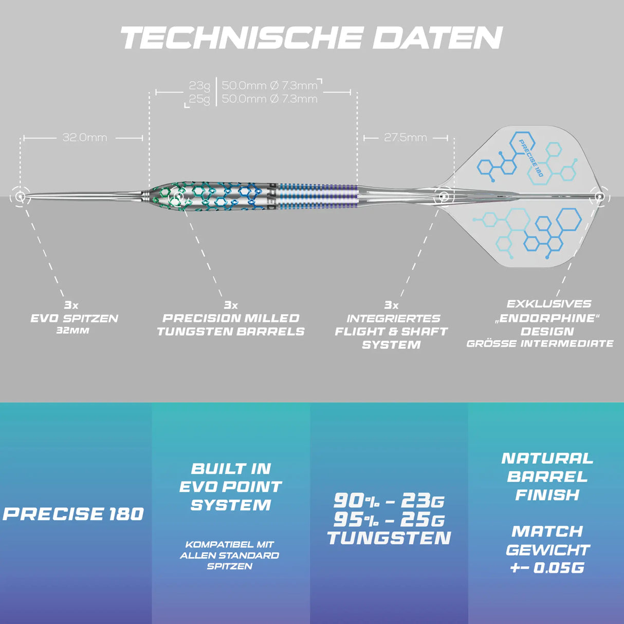 Precise180 - EVO - Endorphine - Steeldart