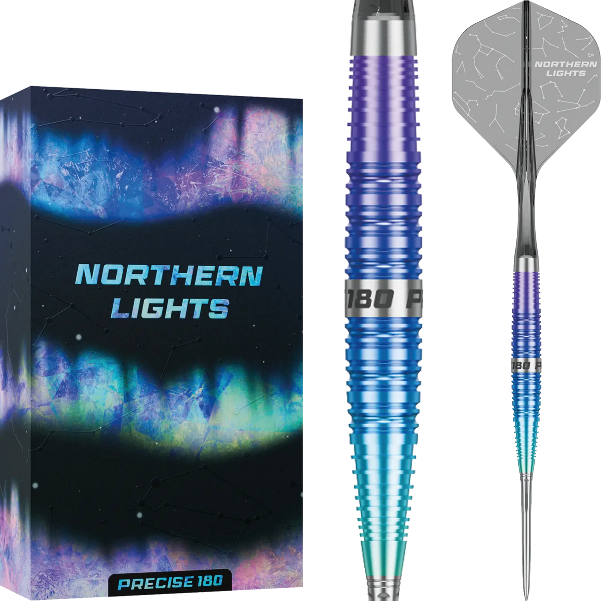 Precise180 - Northern Lights SUP - 22g - Steeldart