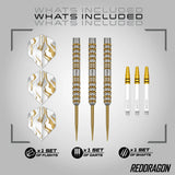 Red Dragon Paradym Darts Gold & Silver Parallel
