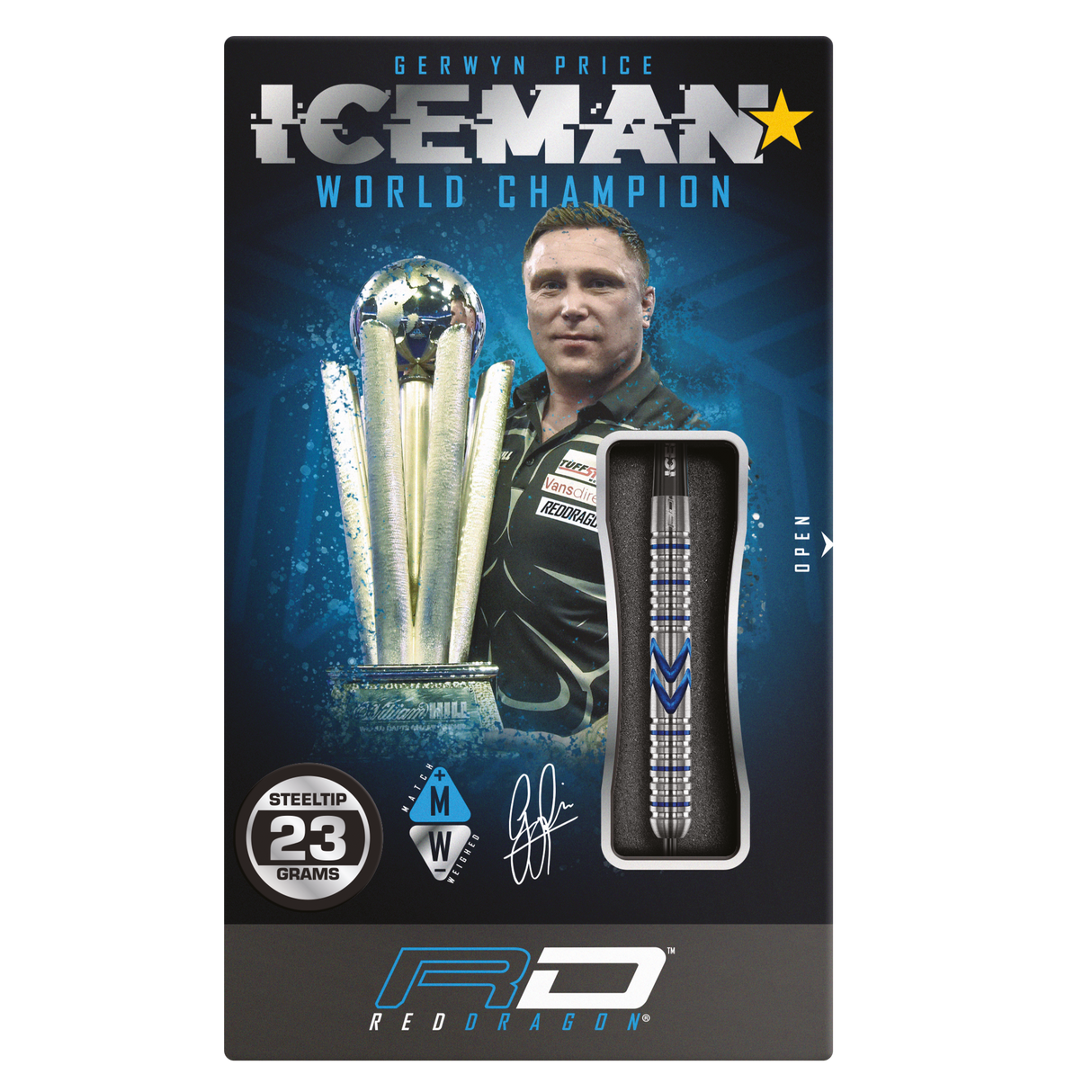 Red Dragon Gerwyn Price Midnight Edition Steeldarts