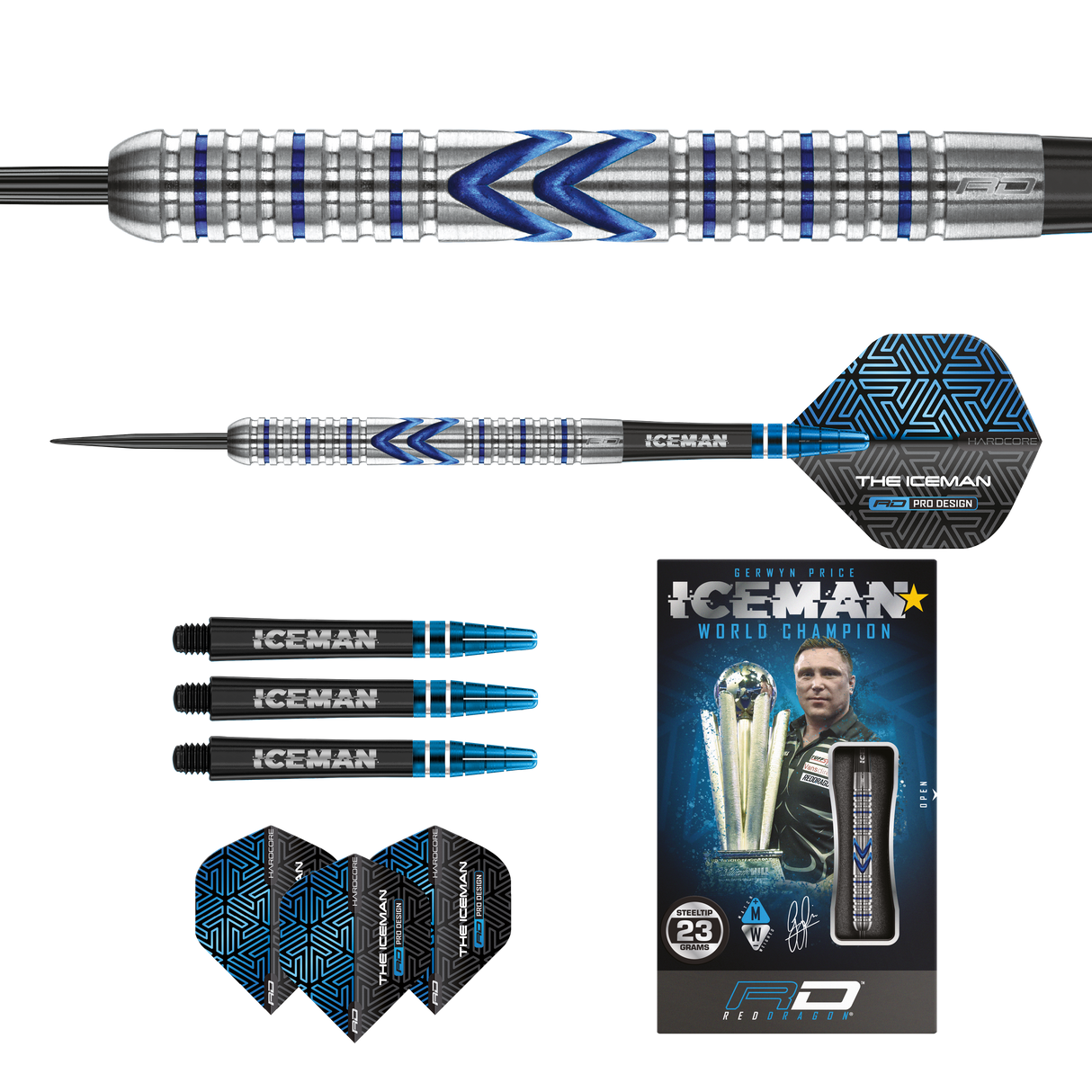 Red Dragon Gerwyn Price Midnight Edition Steeldarts