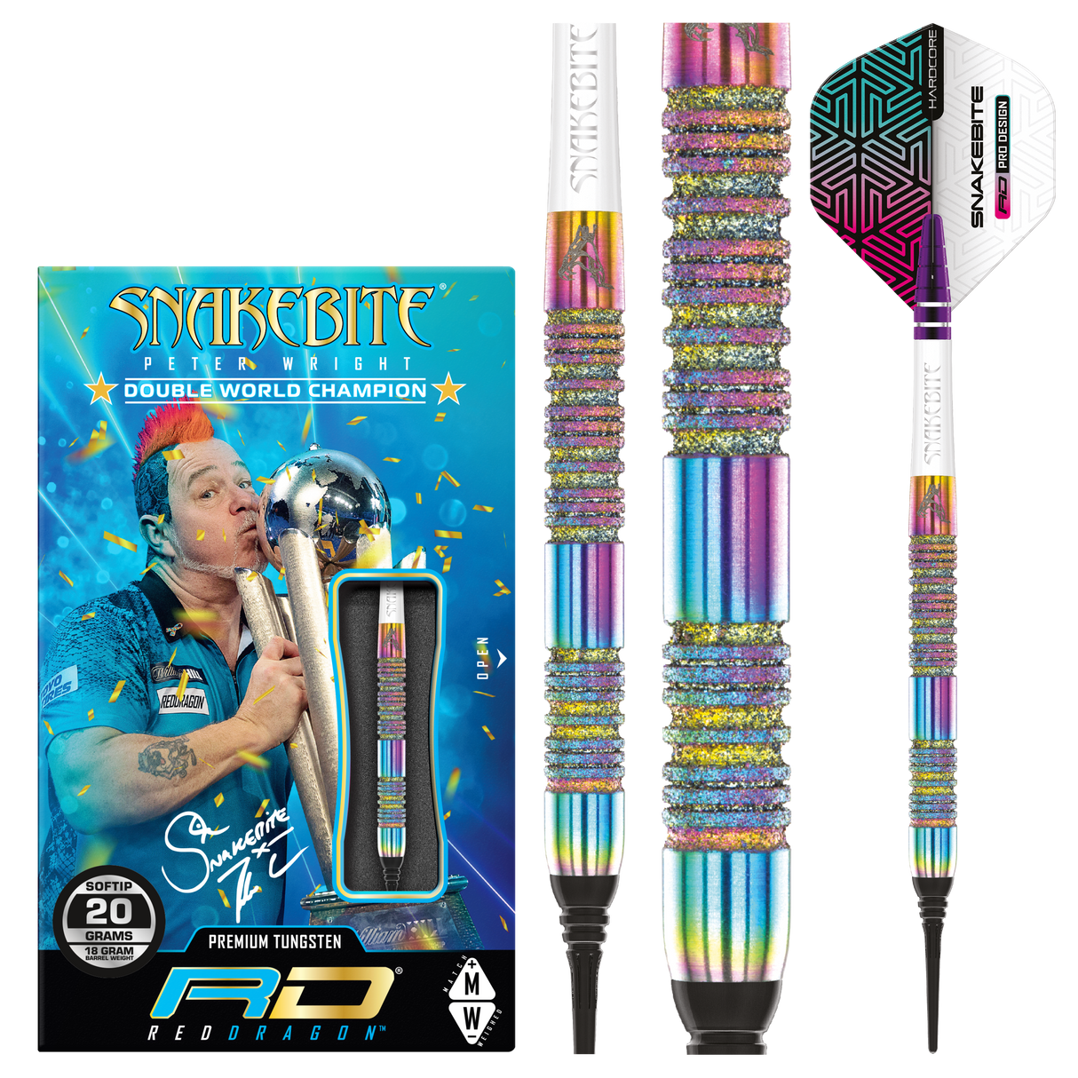 Red Dragon Peter Wright Diamond Fusion Spectron Softdart