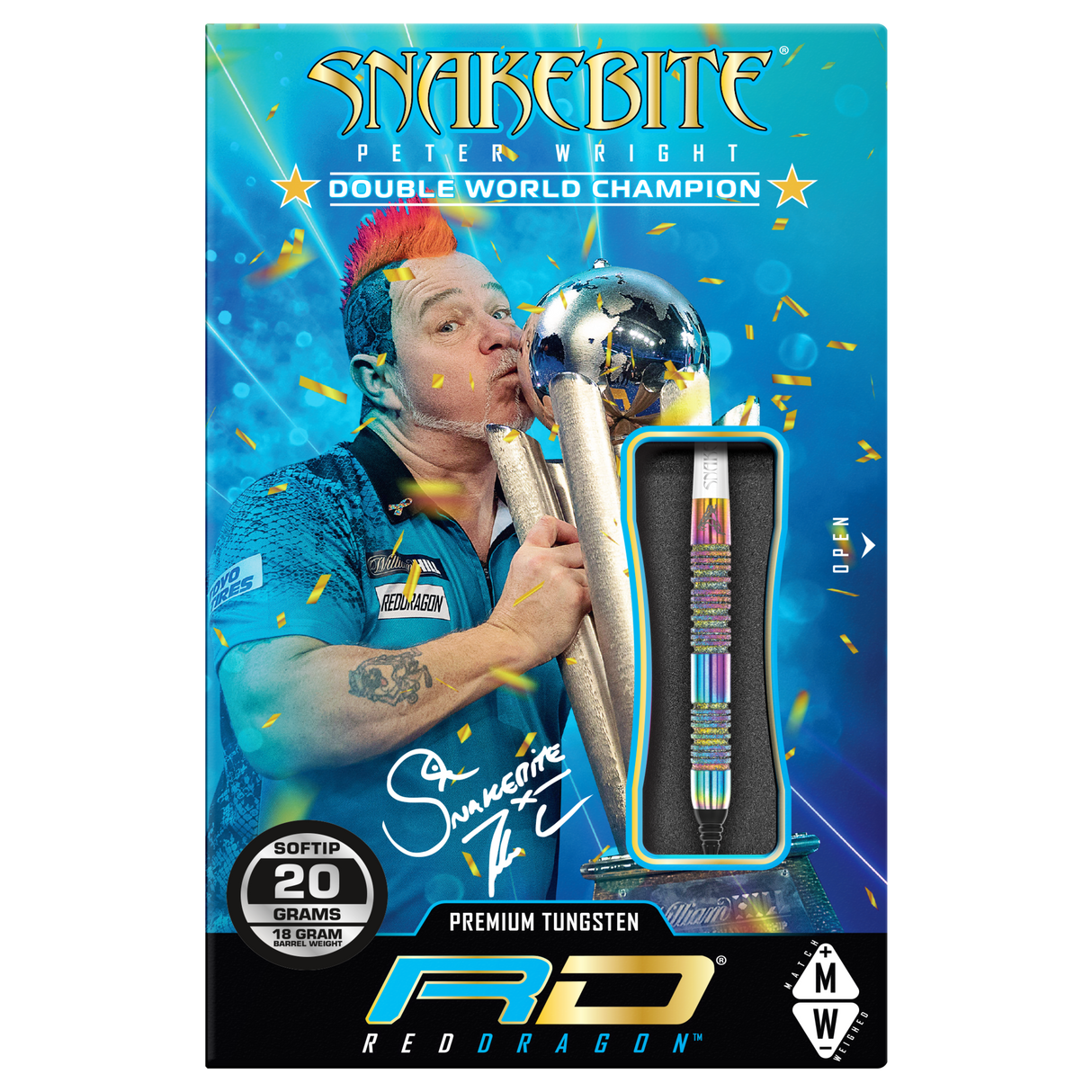 Red Dragon Peter Wright Diamond Fusion Spectron Softdart